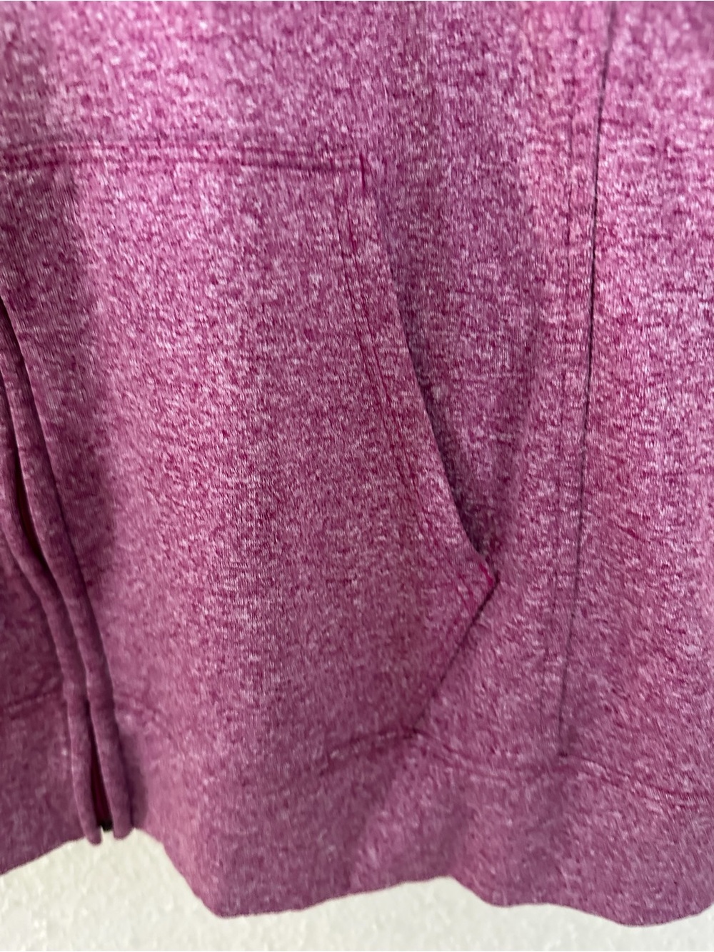 The North Face Heathered Purple Hoodie with Coral Accents - Picture 3 of 6